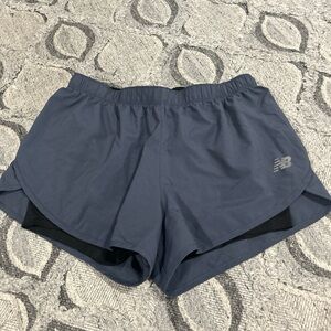 New Balance Women's Navy Athletic Shorts